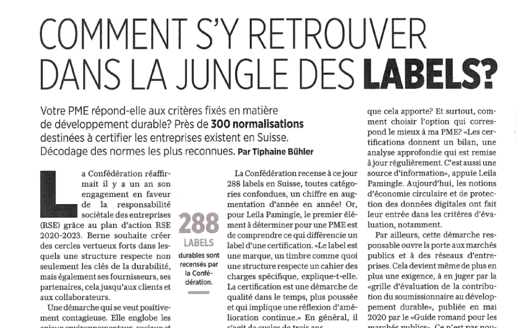 Comment s’y retrouver dans la jungle des labels?