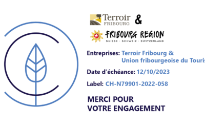 Terroir Fribourg und der Freiburger Tourismusverband haben für den Prozess ihrer Kommunikationskampagne zum zweiten Mal in Folge das Carbon Fri-Label erhalten