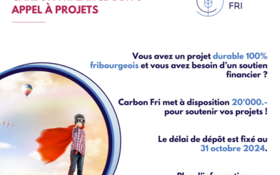 Carbon Fri lance son 5. appel à projets!