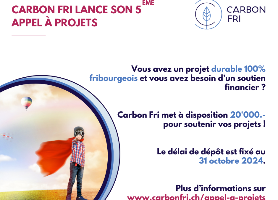 Carbon Fri startet seinen 5. Projektaufruf